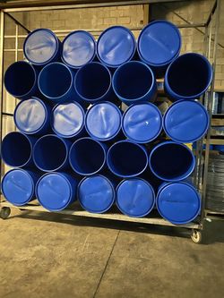 Blue plastic Berrals