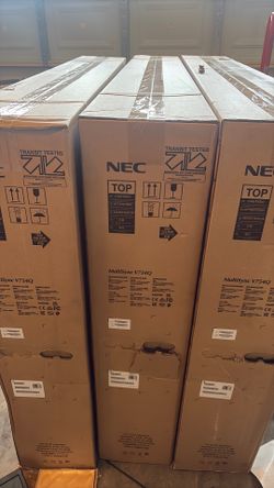 75” NEC TV MONITORS
