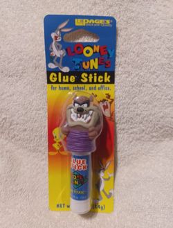 Vintage Looney tunes Tasmanian devil glue stick
