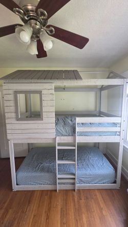 Donco Deer Blind Bunk Rustic Light Grey