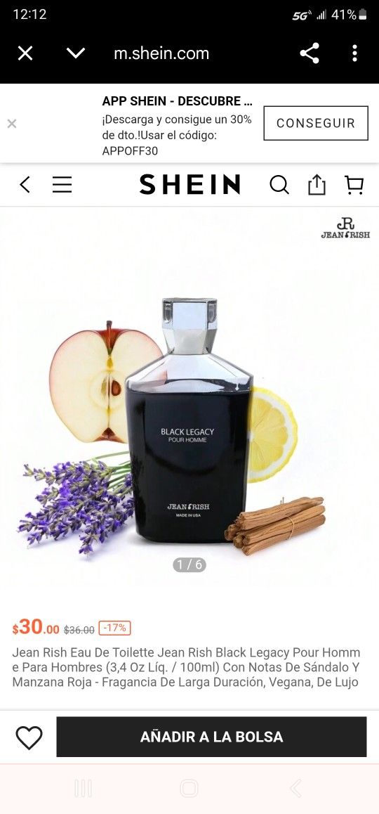 Perfume Para Caballero Nuevo Nunca Usado