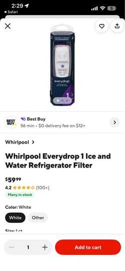 Water filter for fridge