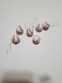 Miniature Baseball Ornaments
