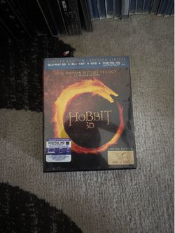 HOBBIT 3D LIMITED EDITION BLU RAY ( sealed )