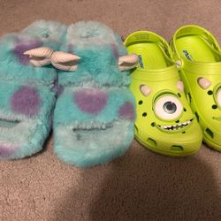 Mike And Sully Crocs Size 10