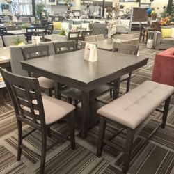 6pc Pub Dining Room Set