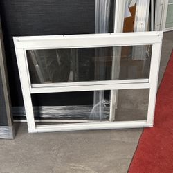 White Storm Window 32 5/8 X 24 1/2