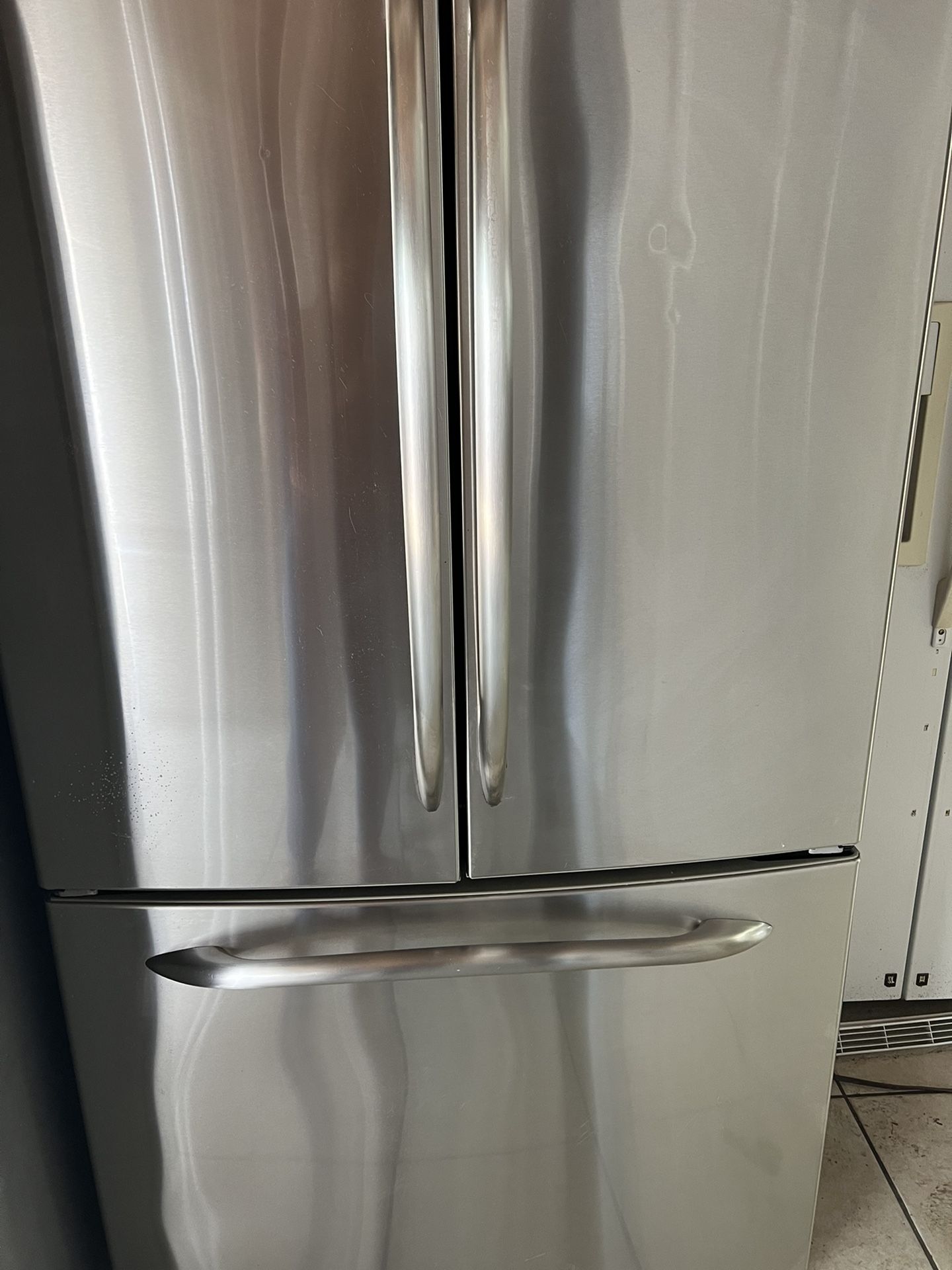 French Door Stainless Steel Fridge