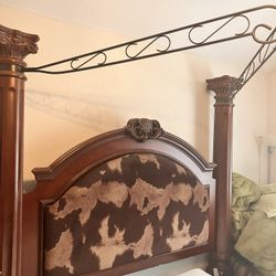 Over Sized Beautiful High Post Bed