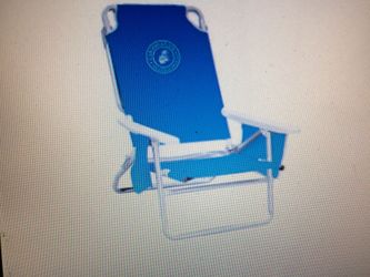 Caribbean Joe Deluxe Beach Chair, Blue