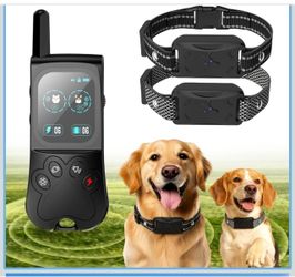 Remote Dog Training Collar Set for 2 Dogs