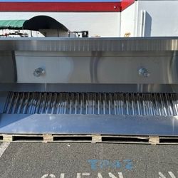 9 ft NSF Restaurant Hood And Exhaust Fan 14 HBS