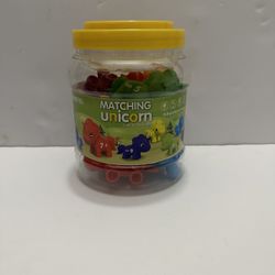 Matching Unicorn Educational Toy – Color & Number Learning Set for Kids