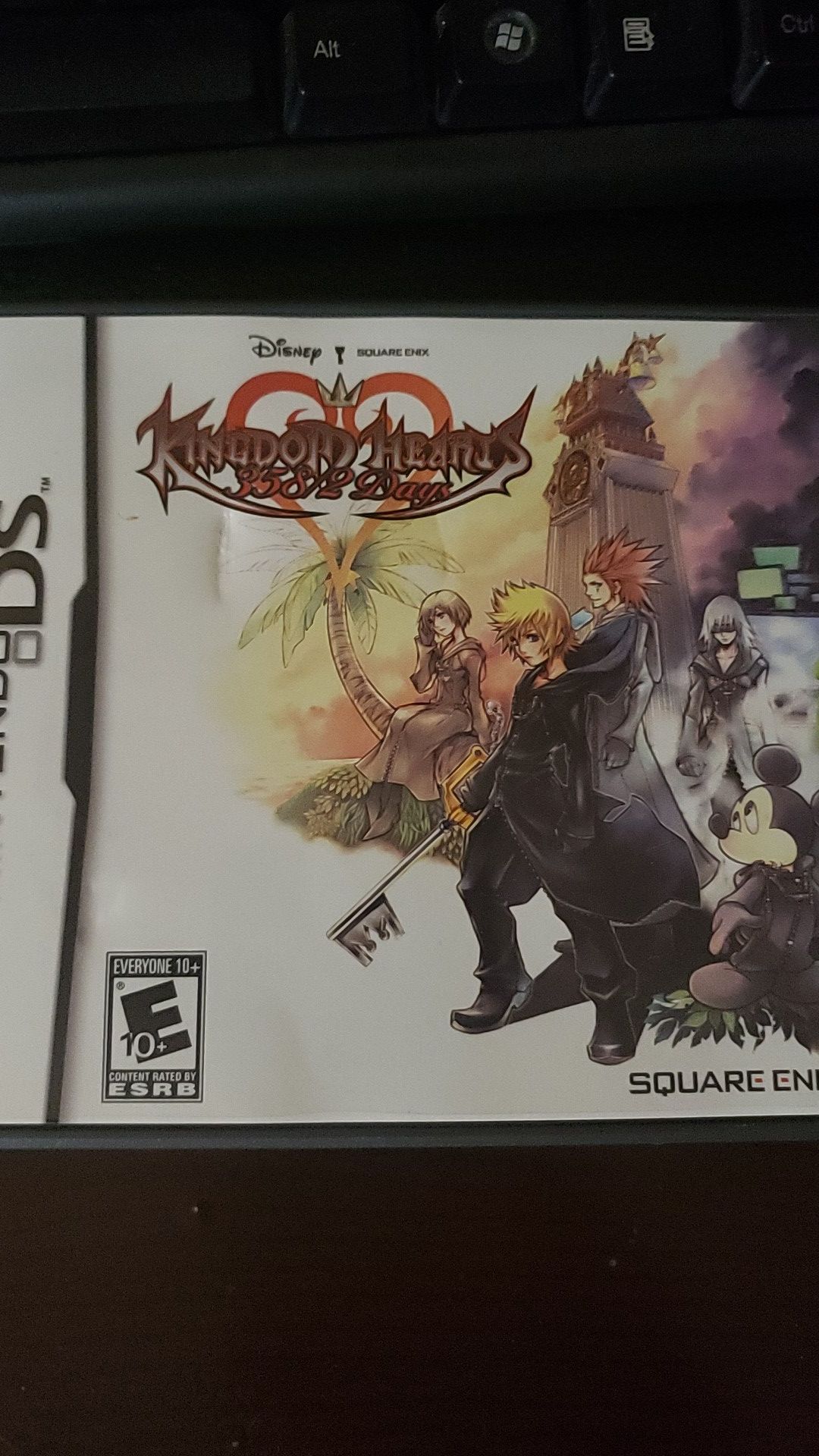 Kingdom hearts 358/2 days ds game