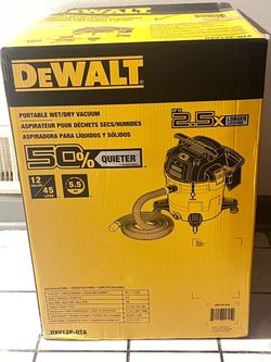 Dewalt new 12ga portable wet/dry vacuum