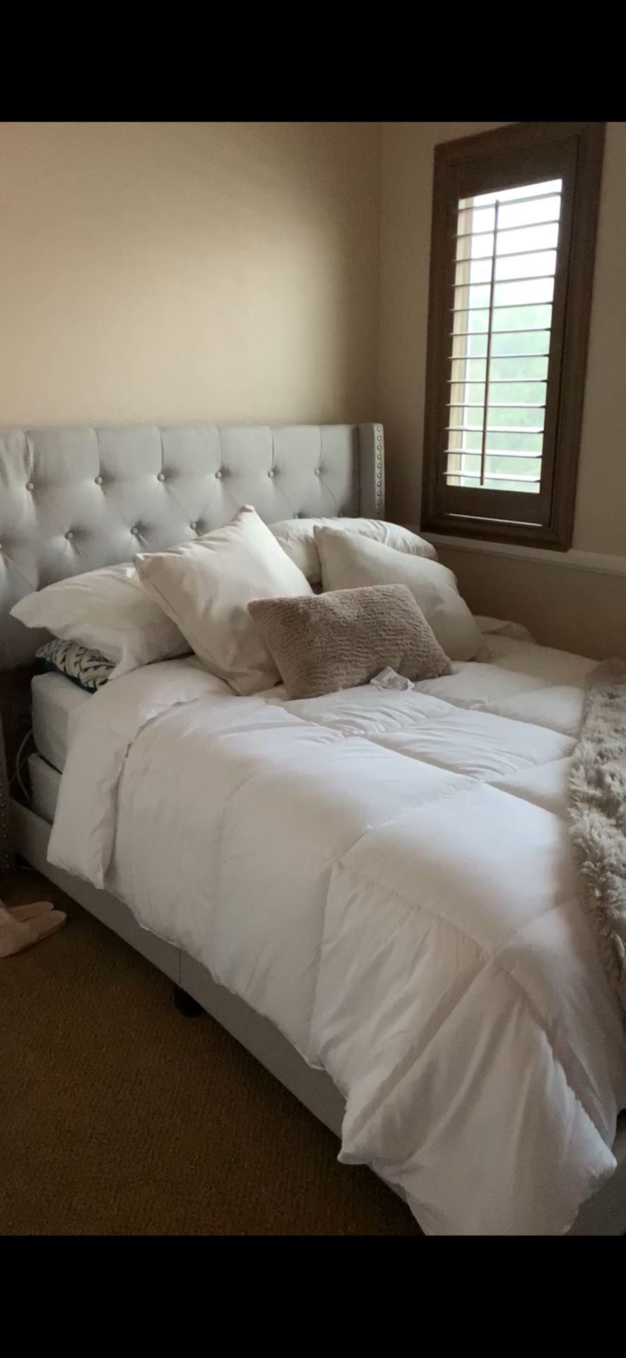 Light Grey Bed Frame