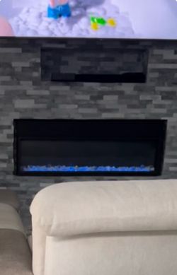 Fireplace electric Insert / Wall Mount Fireplace – Works Great