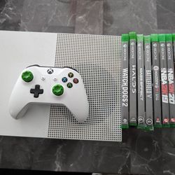 Xbox One S 1TB with Controller and Games