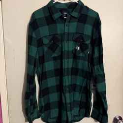 Vans Green Checkered Flannel 