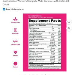 Multi Gummies with Biotin, 60 Count 2 Bottles