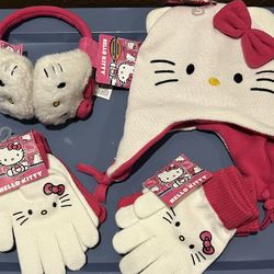 Hello Kitty Hat/Gloves