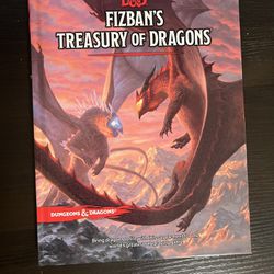 Dungeons And Drangons DnD 5e Book Fizban’s Treasury Of Dragons