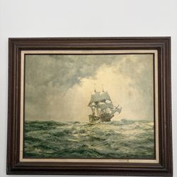 Montague Dawson Ship Painting 