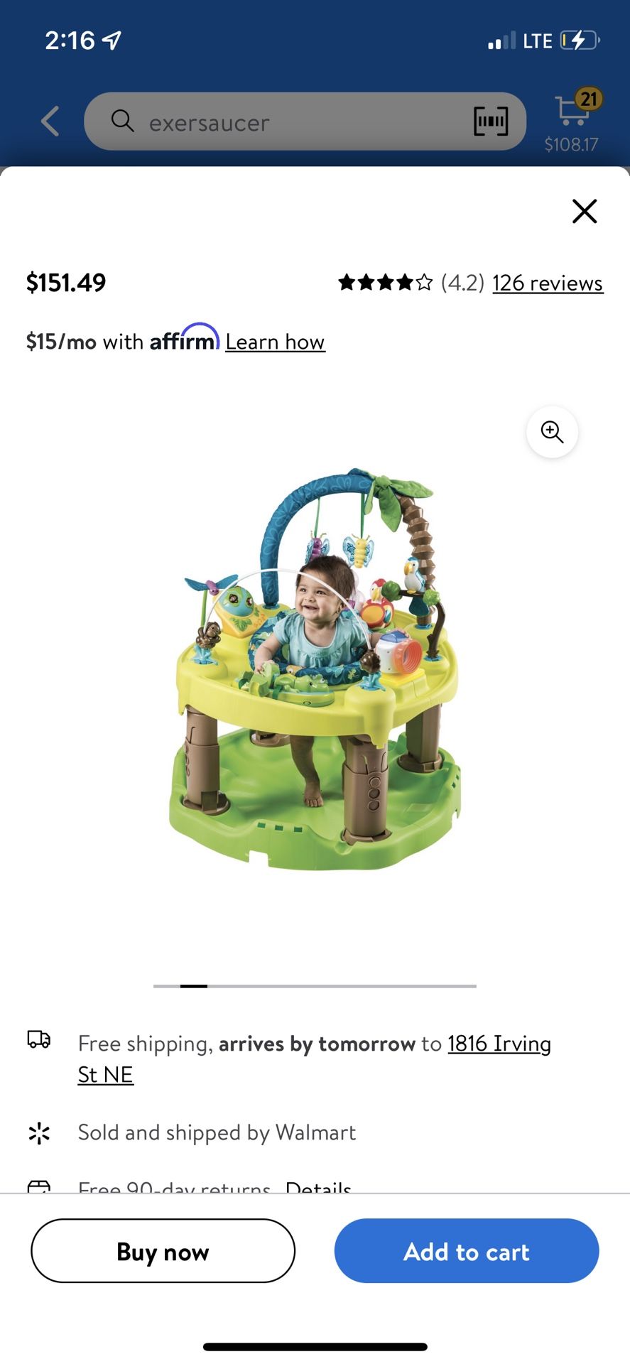 Baby Exersaucer