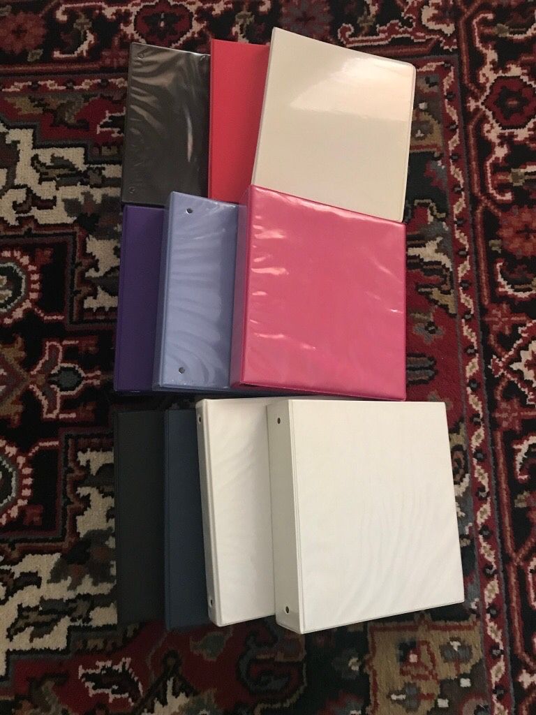 10 3-Ring Binders for $25