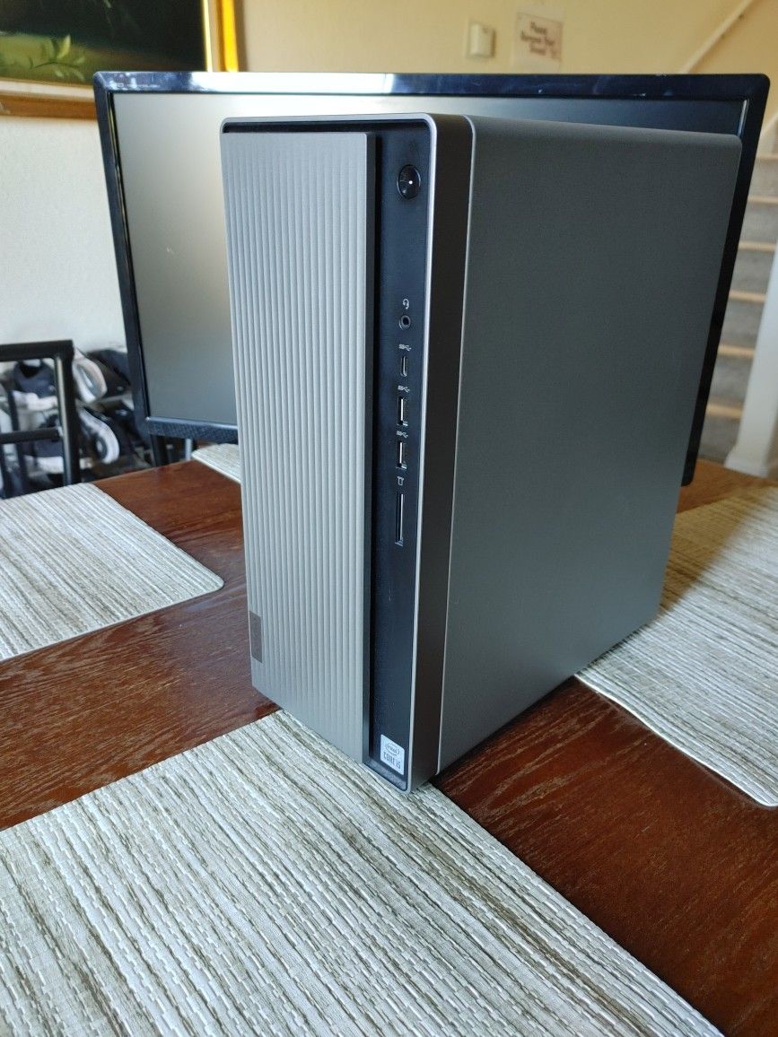 Lenovo Desktopn PC With Monitor