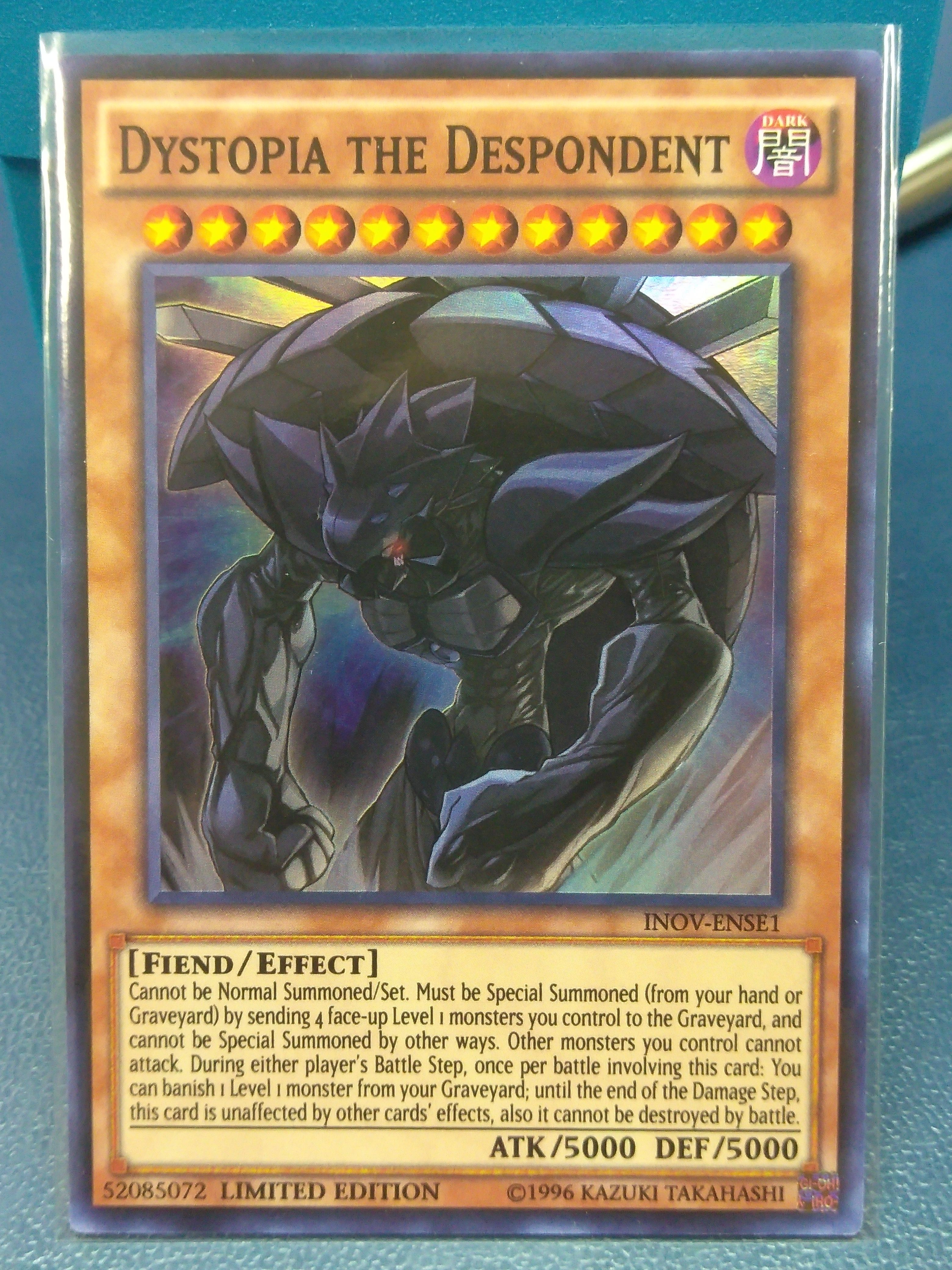 DYSTOPIA THE DESPONDENT Yu-Gi-Oh cards Yugioh