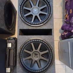 15" Dual Blue Stitch CVX 1000 Rms Kicker Subwoofer
