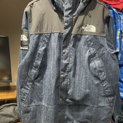 Supreme Northface Denim Jacket 