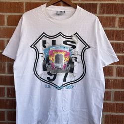 Vintage 1997 Good Guys US Tour Hot Rod T-shirt