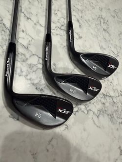 PowerBilt SX 201 52 56 60 Degree Wedge Set RH Steel Shaft Wedge Flex Golf Clubs