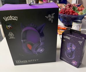 Razor Pokémon headphones and mouse