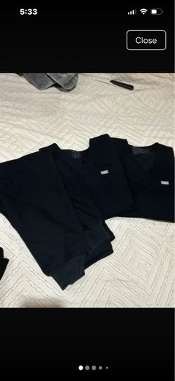 Two sets of black figs size M