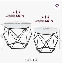 Side End Table for Living Room, Bedroom, Office