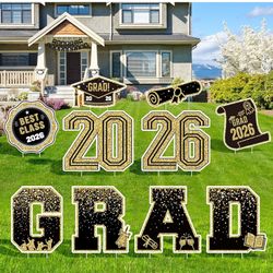 New 2026 Graduation Decorations Yard Signs