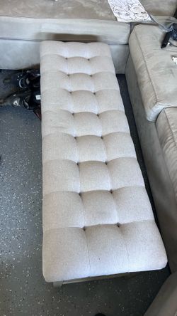 Bench with storage underneath