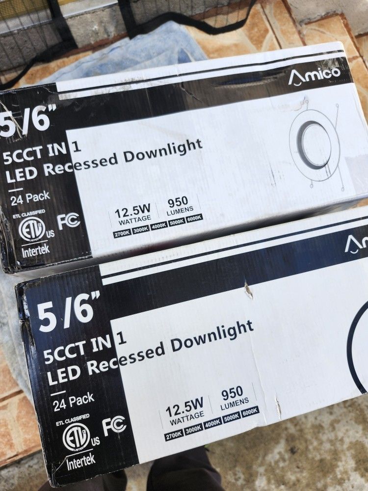 LED Recessed Downlight 24 Pack Each Box