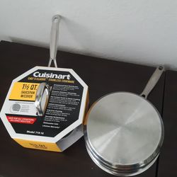 CUISINART Pots One Brand New, Other One Used But En Excellent CONDITION, Both For $25