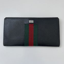Authentic Gucci Sherry Line Long Wallet 