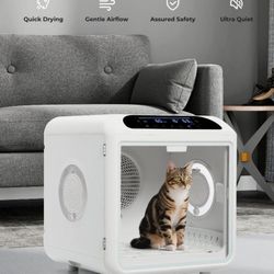 "Pet Dryer, 72L Large Pet Dryer Box, Automatic Ultra Quiet Cat Hair Drying Box,"