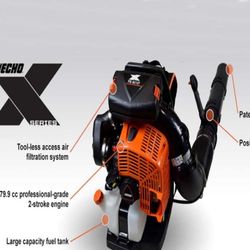 Echo X Series Back Pack Blower With Tube Throttle 79.9Cc