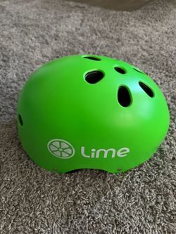 Lime Bicycle Helmet Large