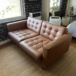 IKEA - Morabo Leather Loveseat