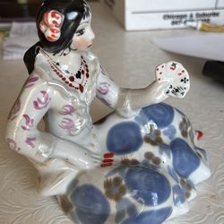The fortune teller  oriental figurine