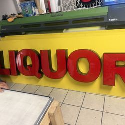 Liquor Channel Sign
