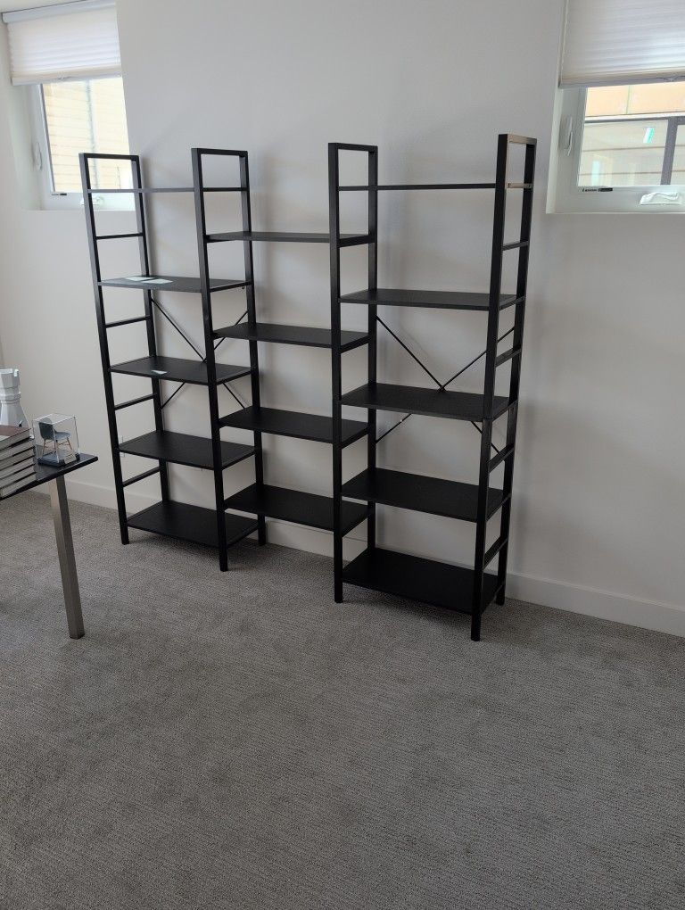BLACK SHELVING